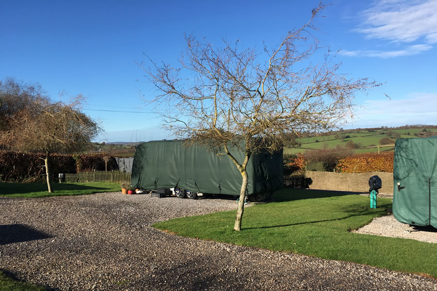 Covered Awnings on Seasonal Pitches